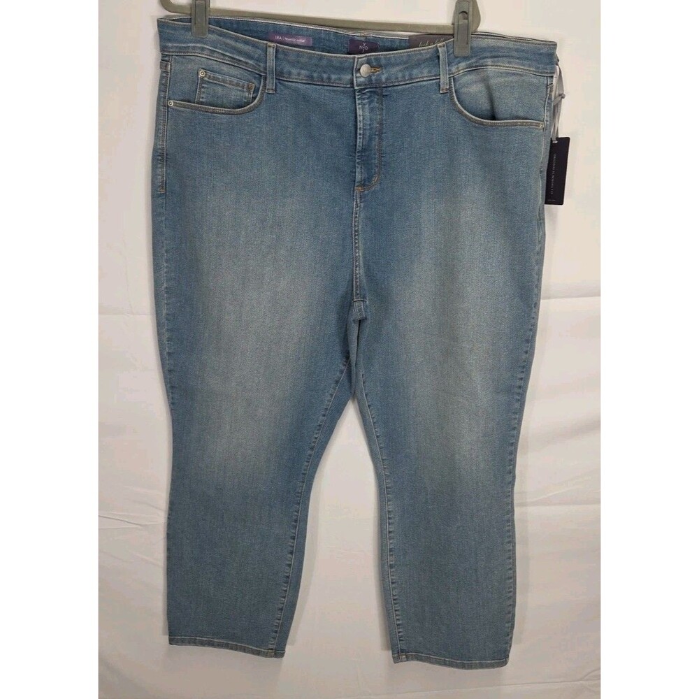 Nwt NYDJ  Wide Leg  Lift Tuck Ira Relaxed Ankle Womens Jeans Sz 22W Cropped